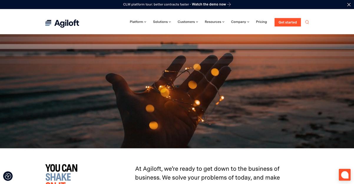 Agiloft Homepage