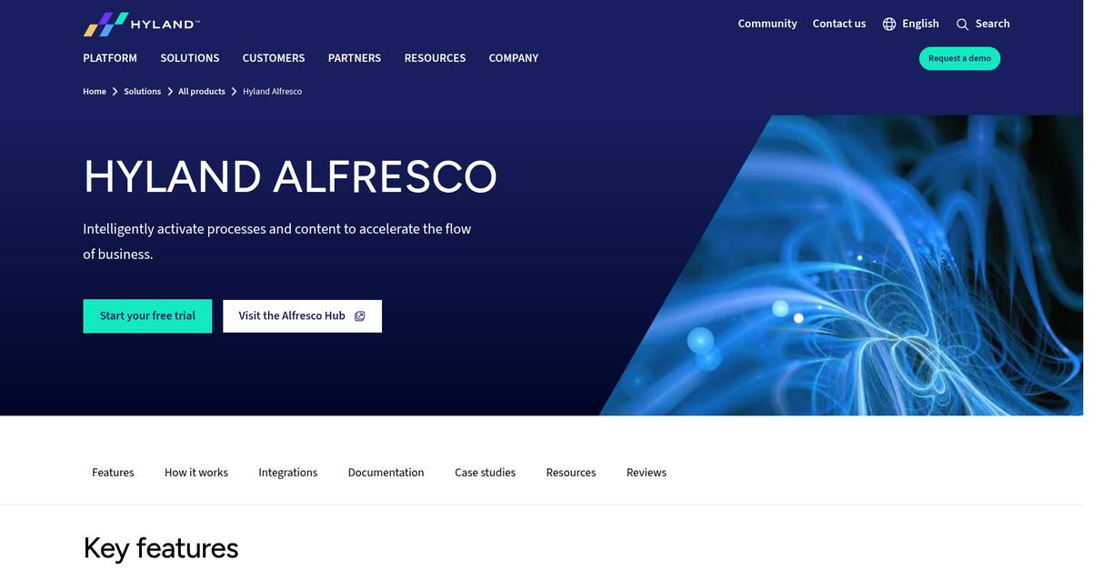 Alfresco Homepage