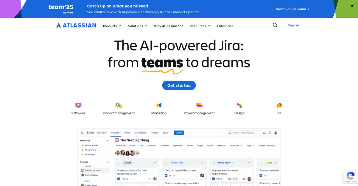Atlassian Confluence Homepage