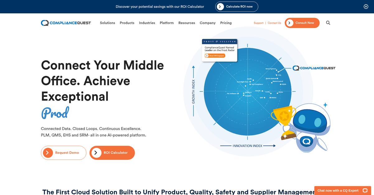 Compliance Quest Homepage