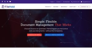 FileHold Homepage