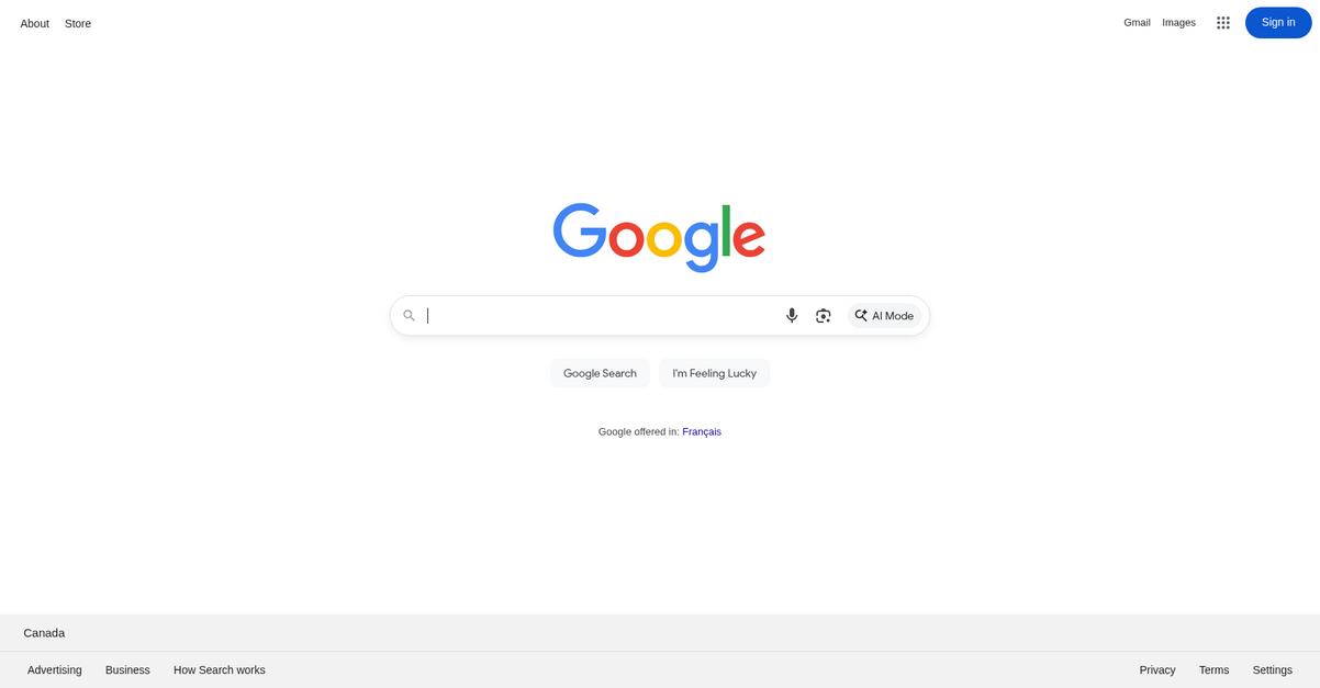 Google Drive Homepage