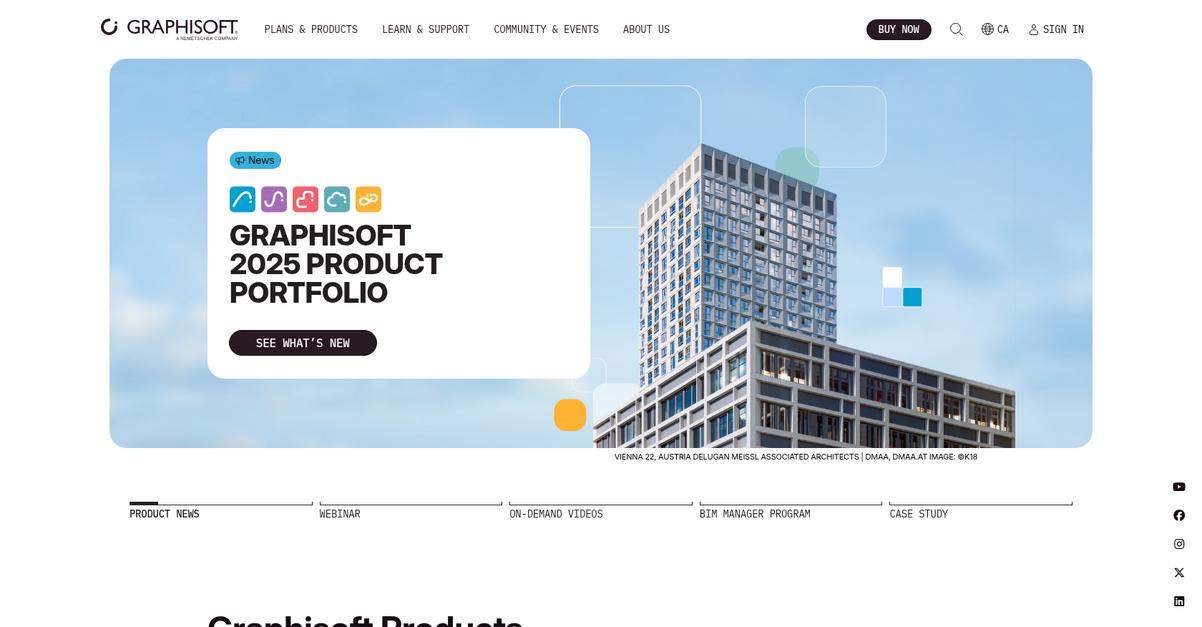 Graphisoft Archicad Homepage