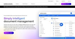 NetDocuments Homepage