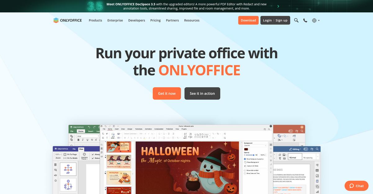 Onlyoffice Homepage