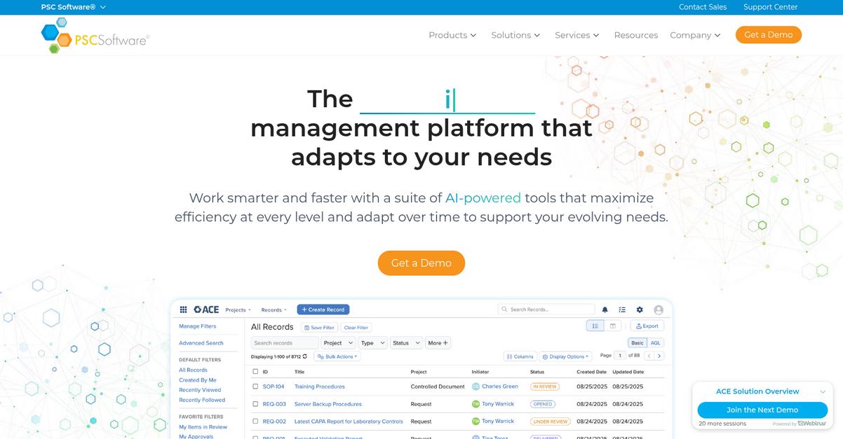 Psc Software Homepage
