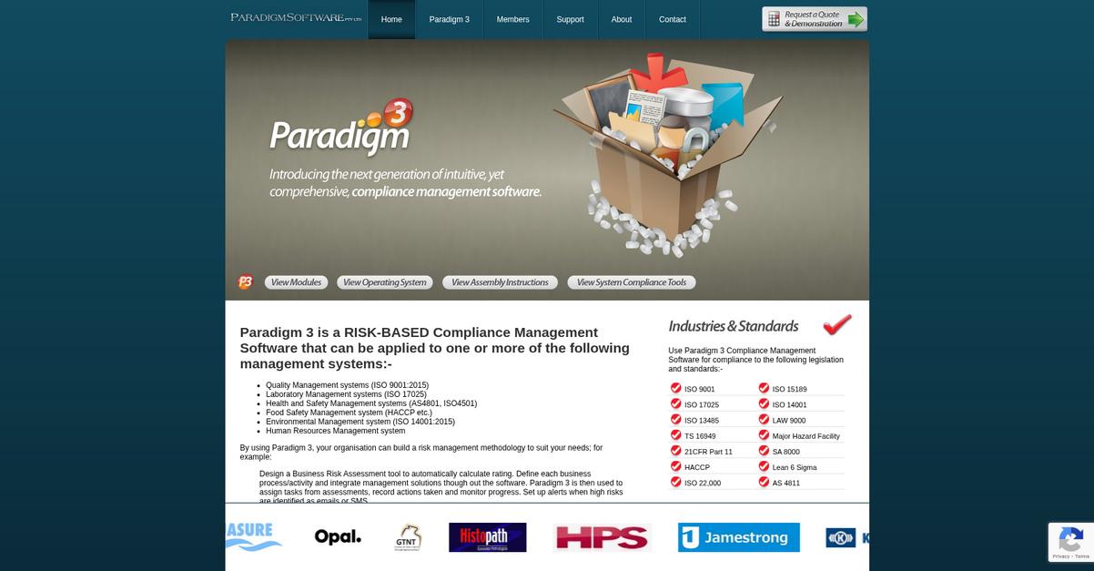 Paradigm 3 Homepage