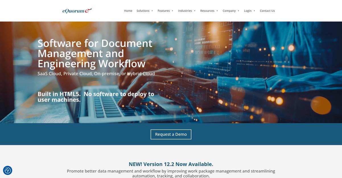 E Quorum Image Site Homepage