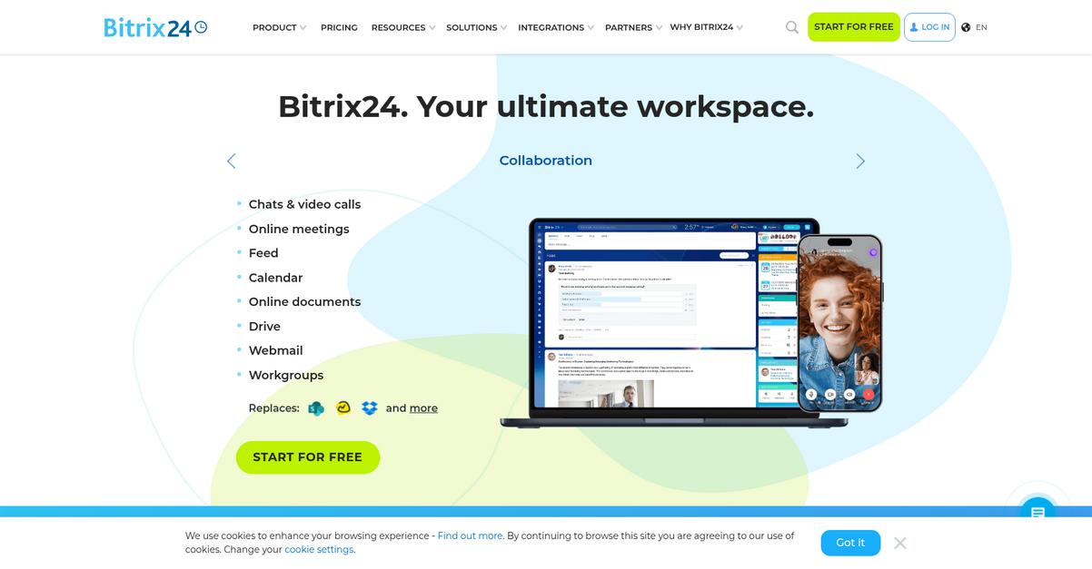 Bitrix24 Homepage