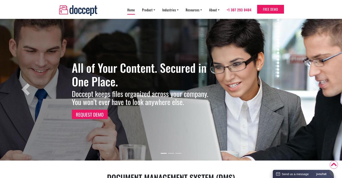 Doccept Homepage