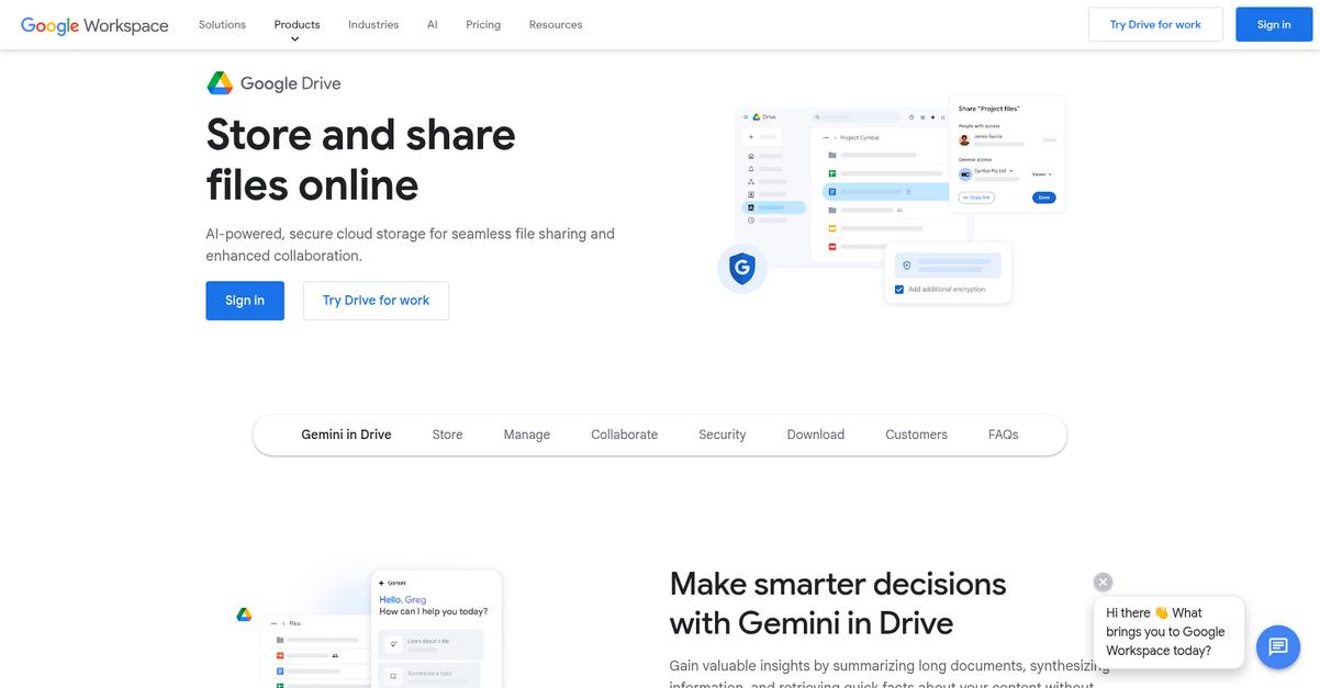 Google Drive Homepage 1