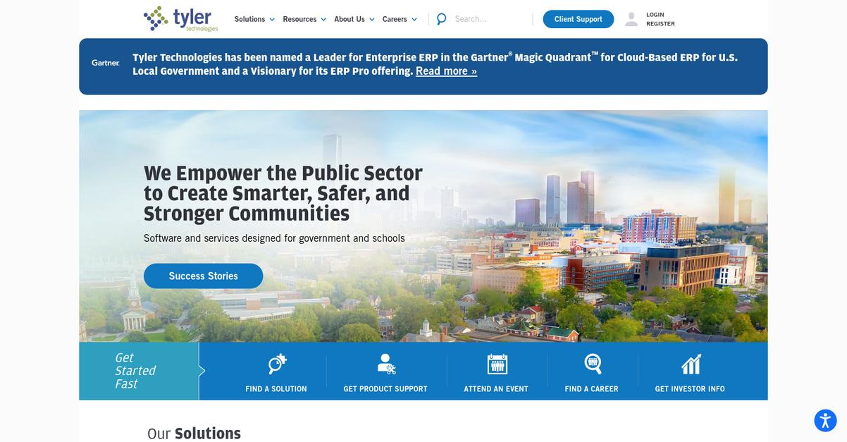 Tyler Technologies Ener Gov Homepage